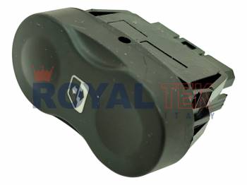TECLA ALZACRISTALES ROYALTEK RENAULT SANDERO STEPWAY 2009 A 2011 SANDERO 2008 A 2011 LOGAN 2007 A 2009 / TECLA SIMPLE  - RETROILUMINACION COLOR NARANJA --- OEM 8200602227