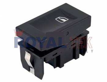 TECLA ALZACRISTALES ROYALTEK VOLKSWAGEN POLO 2000/2008 / SIMPLE PARA PUERTAS DELANTERAS --- OEM 6N0959855B
