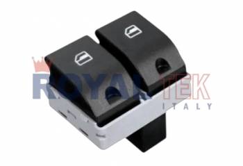 TECLA ALZACRISTALES ROYALTEK VOLKSWAGEN GOL TREND FOX SURAN CROSSFOXFICHA DE 4 PINES / DOBLE SECUENCIAL --- OEM 6QO959855