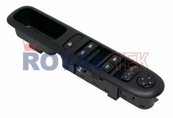 COMANDO ALZACRISTALES ROYALTEK PEUGEOT 308 408 2015 - CON ESPEJOS REBATIBLES - DOS FICHAS 20 + 6 --- OEM 98082582ZD 98082581ZD