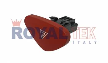 TECLA BALIZA ROYALTEK IVECO STRALIS / TRAKKER / TECTOR / CURSOR / FICHA 4 PINES --- OEM 504097210