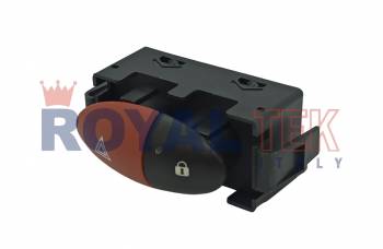 TECLA BALIZA ROYALTEK RENAULT MASTER -- CON BLOQUEO DE PUERTAS / FICHA 6 PINES --- OEM 252100991R