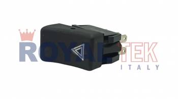 TECLA BALIZA ROYALTEK RENAULT 18 / 21 / TRAFIC -- FICHA 7 PINES ---