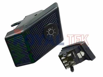 COMANDO LUCES ROYALTEK VOLKSWAGEN GOL SAVEIRO 1988 / 1995) / SENDA DESDE 1993 (2 POSICIONES) --- OEM 3079415313